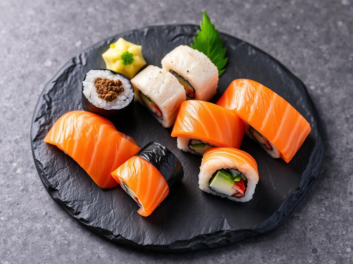 Sushi tallrik